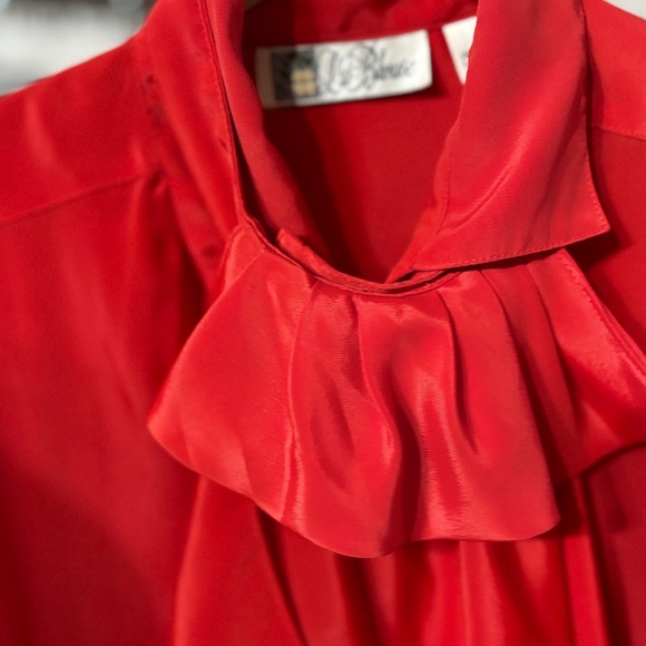 Vintage red LA blouse - Picture 2 of 3